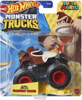Hot Wheels Monster Jam truck Super Mario Donkey Kong - monstertruck 9 cm schaal 1:64