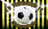 Fotobehang - Vlies Behang - Voetbal - Tor! - Champions - 208 x 146 cm