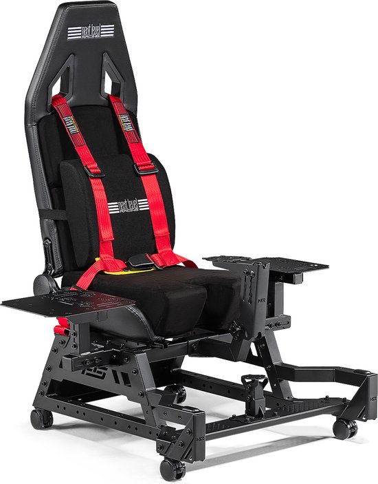 Next Level Racing Flight Seat Pro Zwart/Rood bol