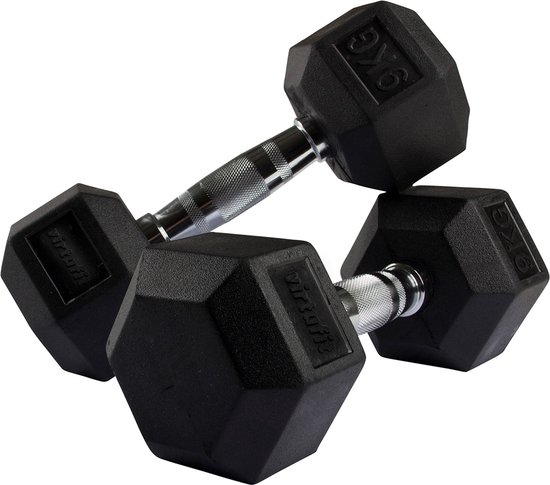 Haltere 10kg Haltere 4kg VirtuFit Hexa Dumbbell Lot D'haltu00e8res Courts 2 X 7 Kg Alteres Musculation Haltères 10kg