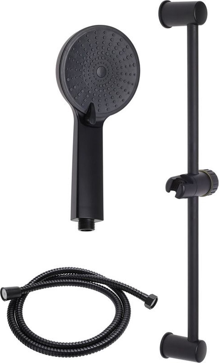 Doucheset Mat Zwart bol