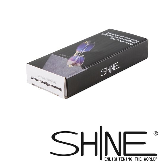 Shine Anti blauw Licht Computerbril 2.00 - Multifocale Beeldschermbril - Leesbril Voor Dames en Heren - Incl Accessoires - Shine