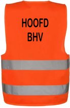 Veiligheidsvest - Veiligheidshesje - HOOFD BHV - one size - Specialties By EIZOOK
