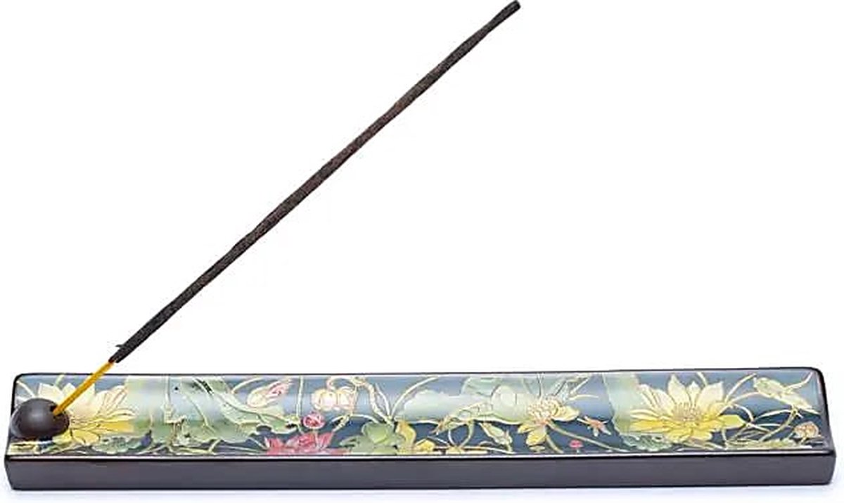 Wierookhouder – Keramische Wierookhouder Lotusvijver – 22,5 cm