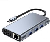 USB-C Hub 7 in 1, Dual Monitor (HDMI, VGA)