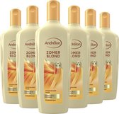 Andrélon Summer Blonde - 6 x 300 ml - Shampooing - Pack Andrélon