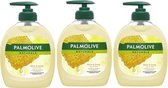 Palmolive Hygiëne Plus Anti-Bacteriële Handzeep Pomp - Melk+Honing - 3 x 300 ml - Voordeelverpakking