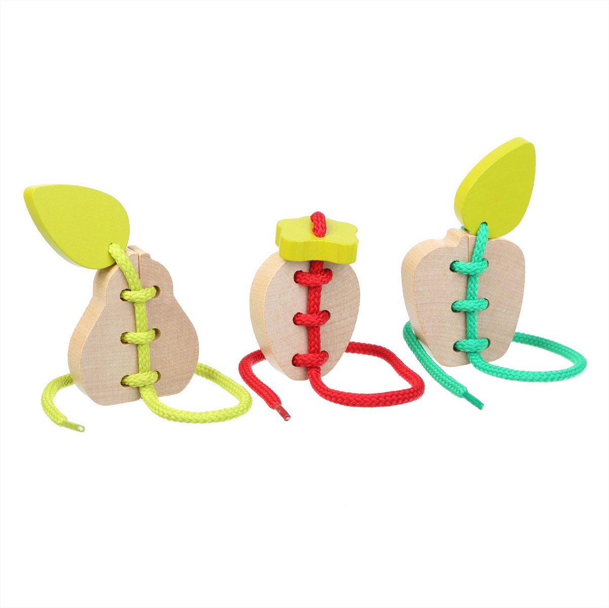Cubika houten rijgspel fris en fruitig