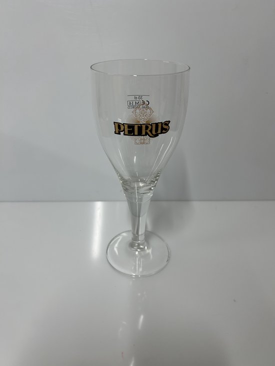 2x 33cl petrus bierglas bierglazen op voet voetglas voetglazen