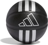 adidas 3-Stripes Rubber Mini - basketbal - zwart