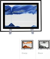 Zandkunst - Bewegende Zandkunst - Glas | Sand Art - Zandschilderij - Blauw