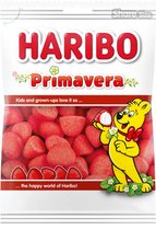 Haribo Primavera erdbeeren - 1 x 100 gr - Traktatie - Uitdeel zakjes - Snoep - Sinterklaas en kerst cadeau