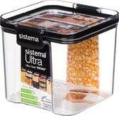 Boîte de rangement Sistema Tritan Ultra - Carrée - Incassable - 700ml