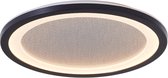 Brilliant Mosako - Plafondlamp - LED 21W 3000K - 3-step Dimmer - Zwart/Wit