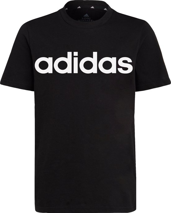 Adidas Sportswear Essentials Linear Logo Katoenen T-shirt - Kinderen