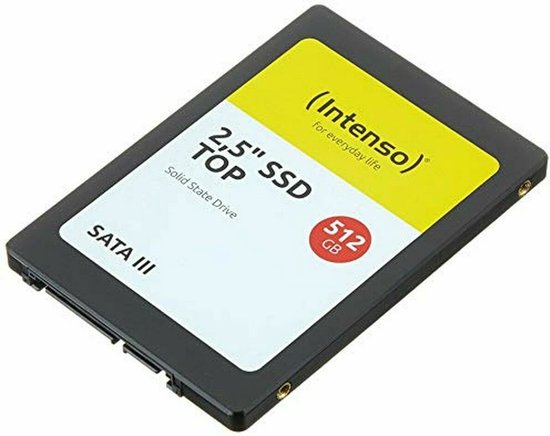 Intenso) 2.5inch SSD SATA III TOP - Interne SSD - 2.5inch - SATA III - 512GB  (3812450) | bol