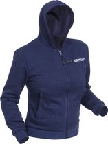 Verwarmde Hoodie - Vrouwen | Verwarmd Vest | Dual Heating | Marineblauw | Incl. twee powerbanks | XL
