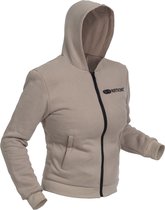Verwarmde Hoodie - Vrouwen | Verwarmd Vest | Dual Heating | Beige | Incl. twee powerbanks | XL