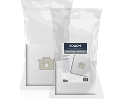 SQOON® Stofzuigerzakken Geschikt voor Moulinex / Rowenta Silence Force - 10 Stuks