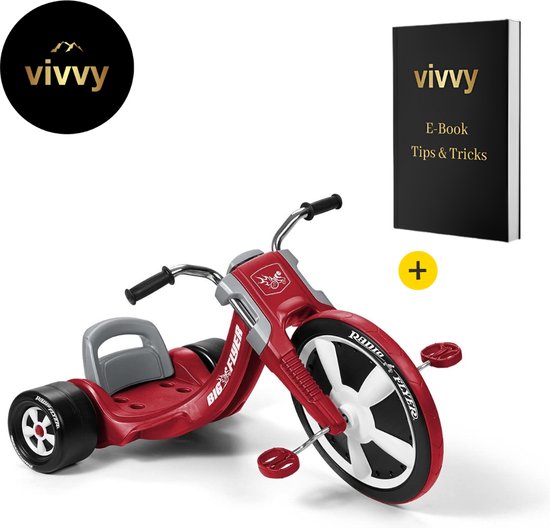 Tricycle Drift Pour Enfants à Partir De 6 Ans - Réglable, Roues Avant Larges, Capacité 80kg - Idéal Pour Parc, Jardin, école