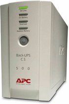 APC Back-UPS BK500EI - Noodstroomvoeding 4x C13 uitgang, USB - 500VA