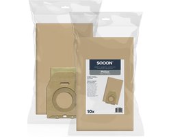 SQOON® Stofzuigerzakken 10 Stuks Geschikt voor Philips Oslo - Vervangt Model HR6938 - Papier - Voor Optimale Stofopname