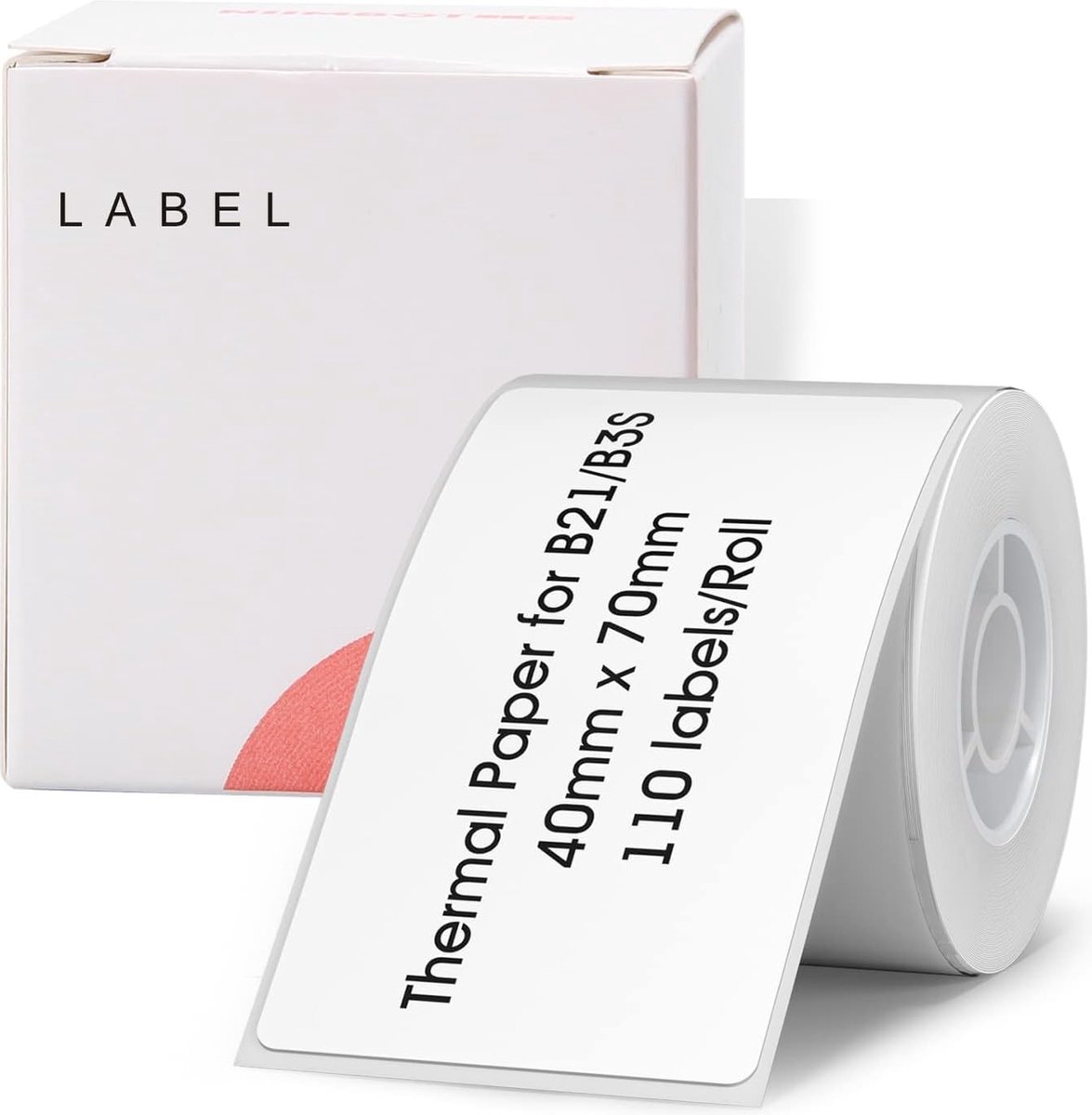 Niimbot - Labels/Etiketten B21/B1 - 40x70mm - 110 vellen - Wit