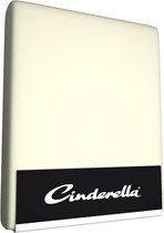 Cinderella Hoeslaken voor Topmatras 90 x 200 - Katoen - tot Hoekhoogte 12 cm - Vanille