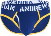 Andrew Christian Fly Tagless Brief w/ ALMOST NAKED® Navy - TAILLE L - Sous-vêtements pour hommes - Slips pour hommes - Slips pour hommes