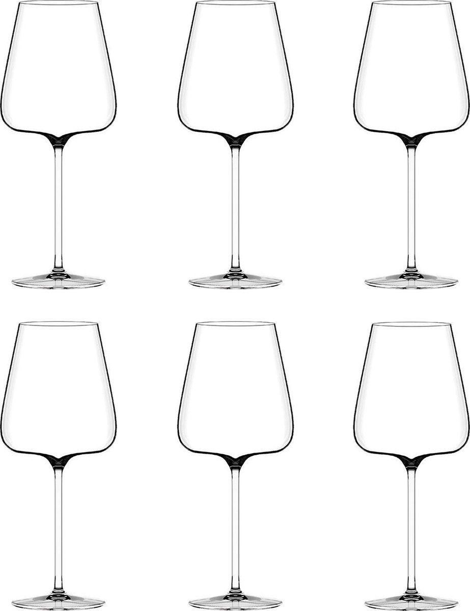 Wijn Glazen - Italesse Etoilé Noir - 0,79l - 6 stuks