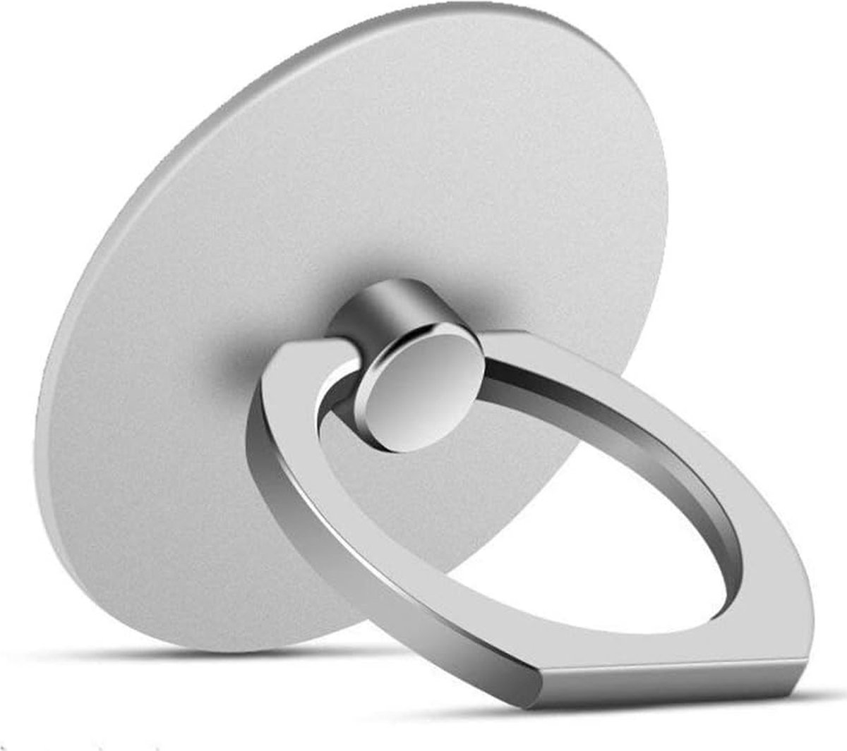 Mobigear Telefoon Ring | Mobigear Round - Zilver Universeel