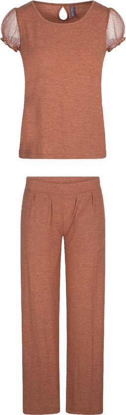 LingaDore Pyjama set - 7412 - Sierra bruin - 3XL