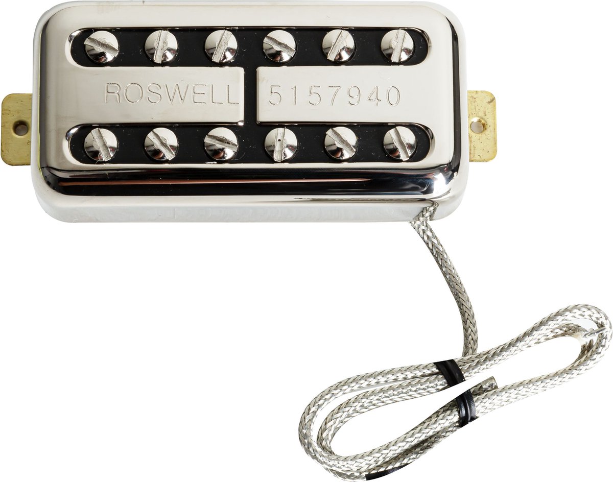 Roswell Pickups FLT2-N Alnico V Hot Rod Neck Nickel Ear Mount - Humbucker pickup voor gitaren