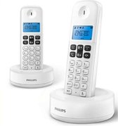 Téléphone sans fil Philips D1612W/34 1.6" 300 mAh GAP (2 pièces) Wit