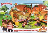 DW4Trading Monchhichi Speelhuis Deluxe Speelset - Boomhuis - Speelfiguren - Leeftijd 3+