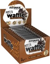 Rabeko | Fitsnaxx | Protein Waffle | Double Choc | Doos | 12 x 50 gram