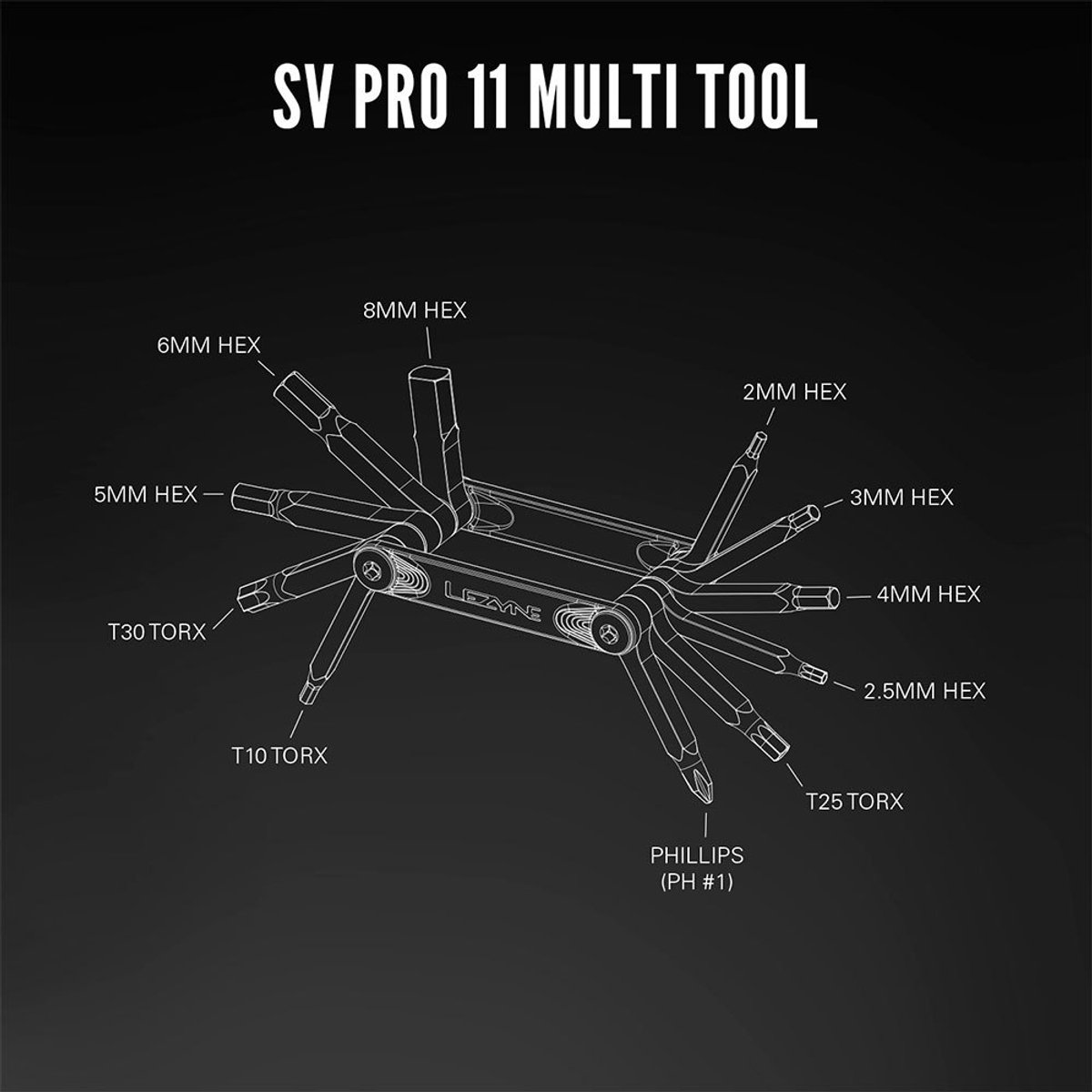 Lezyne Sv Pro 11 Mini Multi Tool Zilver