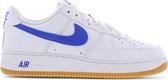 Nike Air Force 1 Low Retro - Couleur du mois - Hommes Baskets pour femmes Chaussures de sport Casual Chaussures Cuir Wit- Blauw DJ3911-101 - Taille EU 38.5 US 6