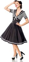 Belsira - Navy Style Swing jurk - L - Zwart