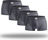 BOXR Underwear - Bamboo Boxershort Heren - 4-Pack - XXL - Onderbroeken Heren - Bamboe Ondergoed Heren - Zachte Bamboe Boxershorts voor Mannen