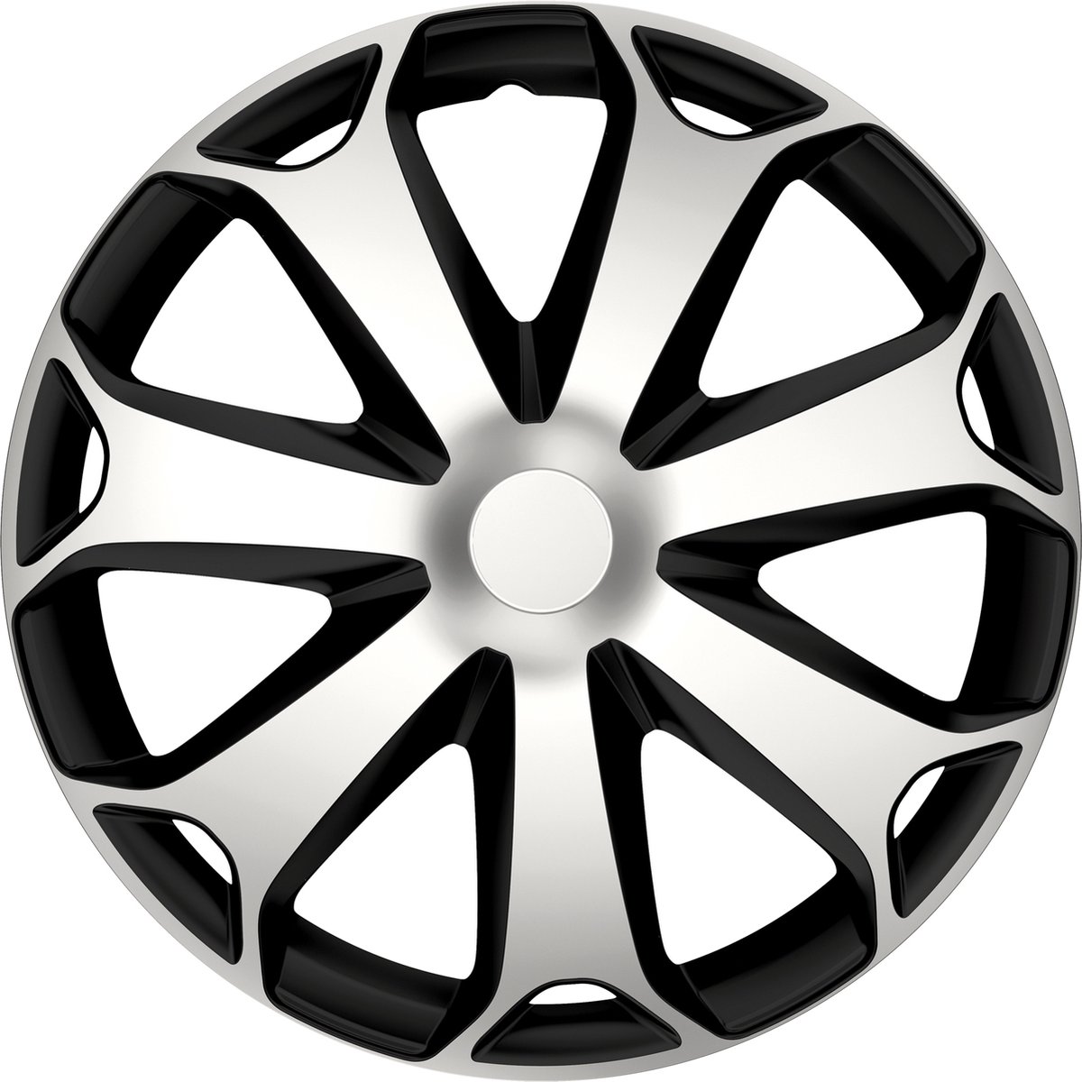 Gorecki Wieldoppenset Mega Sil/bl 13 Inch Zilver 4 Stuks