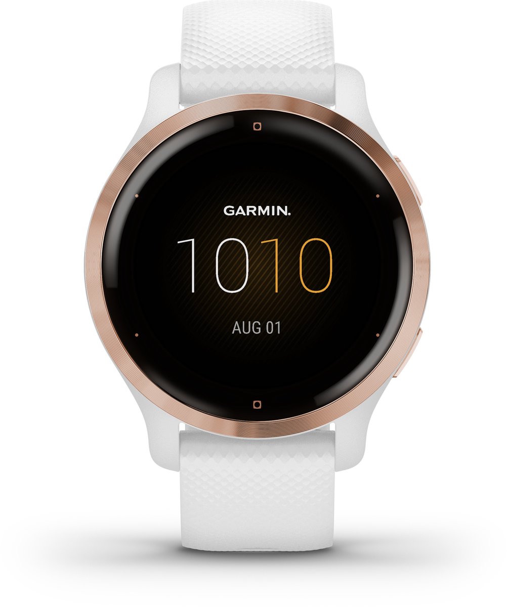 Garmin Venu 2s - Smartwatch voor dames met Stappenteller - 10 dagen batterij - 40 mm - Rose gold/Wit - Garmin