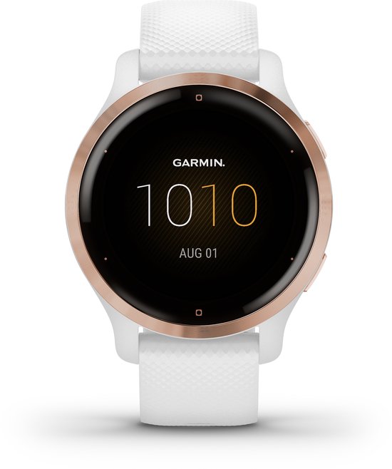 Garmin Venu 2s - Smartwatch voor dames met Stappenteller - 10 dagen batterij - 40 mm - Rose gold/Wit