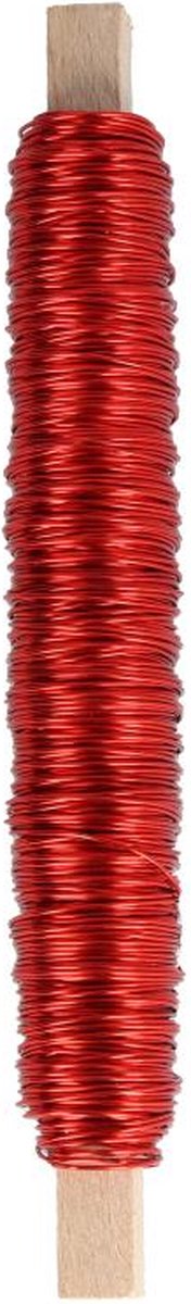 Wikkeldraad Rood | 0,50mm x 50m | 100 g