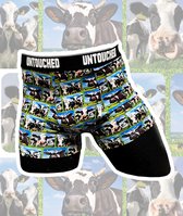 Untouched Cow Boxer - M- Vaderdag cadeau- leuke boxer - koeien