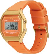 Ice Watch ICE digit retro - Apricot crush 022052 Horloge - Siliconen - Oranje - Ø 33 mm