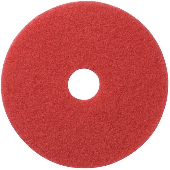 vloerpad rood 17 inch 43cm. - profi pad - per stuk