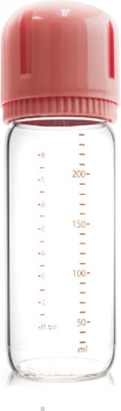 Babyflesje - Safe Baby Bottle Spare bottle (240ml)_Coral Pink [Korean Products]