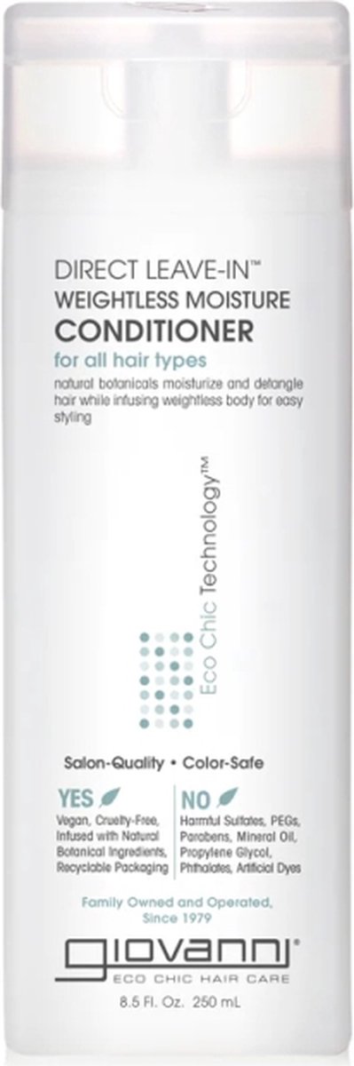 Giovanni - Direct Leave-In Weightless Moisture Conditioner - 250 ml