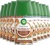 Air Wick Freshmatic Automatische Spray Luchtverfrisser - Pure Fresh Vanille - Navulling - 250 ml - 10 stuks - Voordeelverpakking